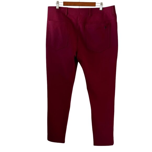 Public Rec Workday Technical Pant In Maroon Size 38/32 - Picture 9 of 16